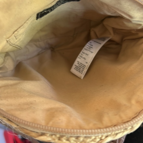 Accessorize London Round Jute Boho Textured Crossbody Bag - Picture 11 of 17